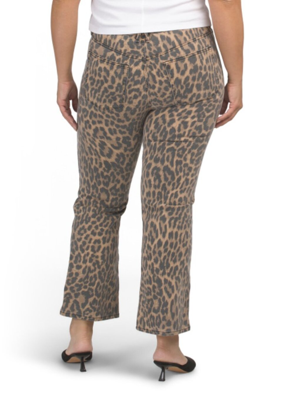 GOOD AMERICAN Good Kick Flare Leg Jeans - Picture 2 of 2